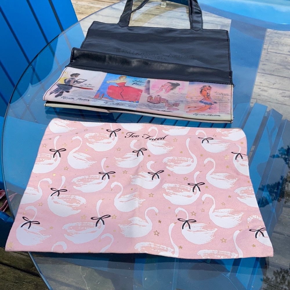 Two cosmetic bags